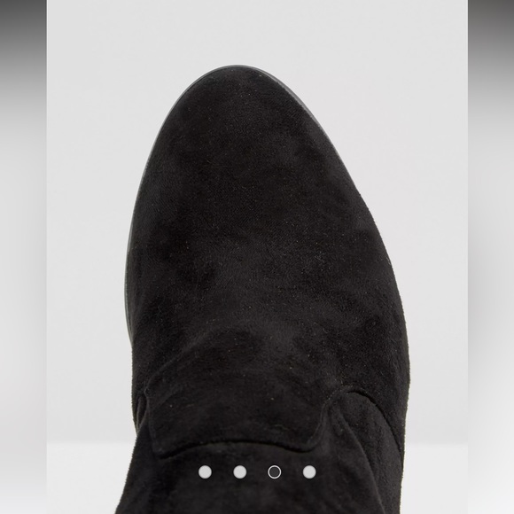 ASOS KINGDOM Stretch Over The Knee Heeled Boots - Picture 4 of 5